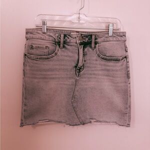 BKE Faded Denim Mini Skirt